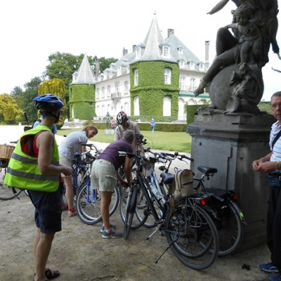 Echappée cycliste jusqu'au domaine du Parc Solvay