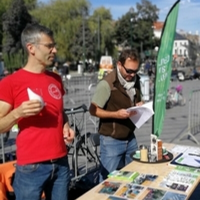 La locale d'Ixelles était présente à la Journée sans voitures ce 17 septembre 