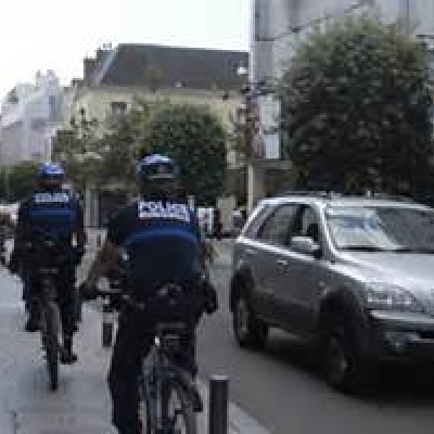 Tour à vélo avec la police d'Ixelles
